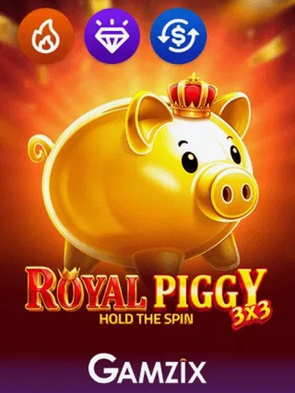 3x3 Royal Piggy Hold the Spin slot by Gamzix — Commonwealth