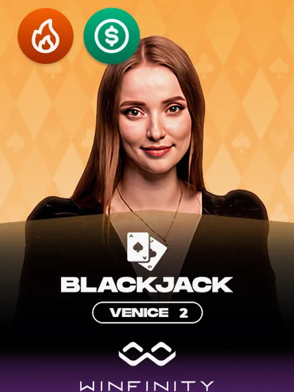 Venice Blackjack 2 live table by Winfinity — Commonwealth